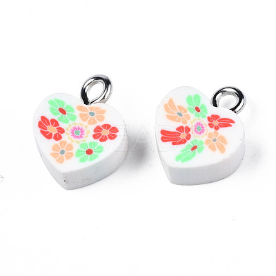Handmade Polymer Clay Charms CLAY-N006-46D-1