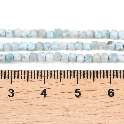 Natural Larimar Beads Strands G-F803-C01-03A-1