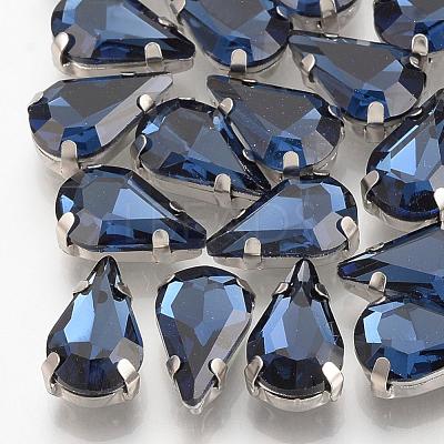 Sew on Rhinestone RGLA-T035-8x13mm-14-1