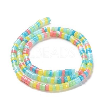 Natural Trochid Shell Beads Strands SSHEL-G023-02C-01-1