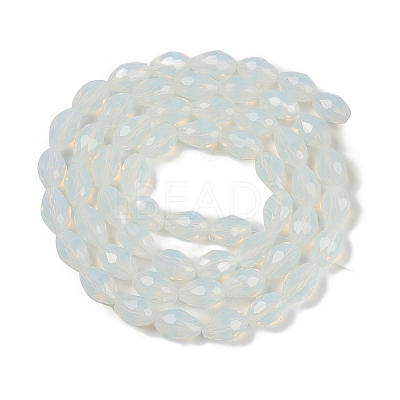Electroplate Imitation Jade Glass Beads Strands LS-EGLA-N013-J6mm-D02-1