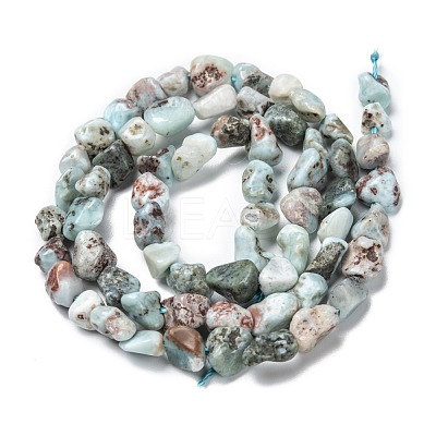 Natural Larimar Beads Strands G-G018-19-1