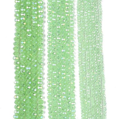 Electroplate Glass Beads Strands EGLA-A044-J8mm-B01-1