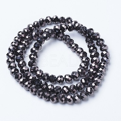 Electroplate Transparent Glass Beads Strands LS-EGLA-A034-T2mm-UA08-1