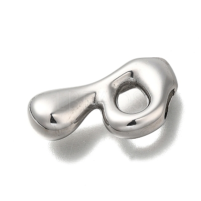 304 Stainless Steel Pendants STAS-S166-02P-16-1