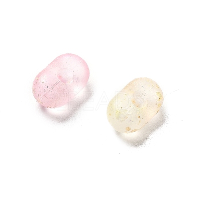 Gradient Color Transparent Frosted Acrylic Beads X1-OACR-M023-06D-1