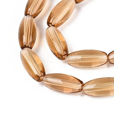 Transparent Glass Beads Strands LS-GLAA-T028-15T-02-1