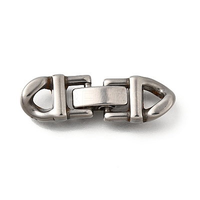 304 Stainless Steel Fold Over Clasps STAS-M119-05P-02-1