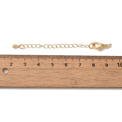 Rack Plating Brass Ends with Chain and Clasps LS-KK-F873-01LG-01-1