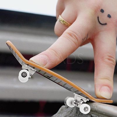 Plastic & Aluminum Alloy Skateboard Bracket Bearing Wheel AJEW-FG0001-76A-1