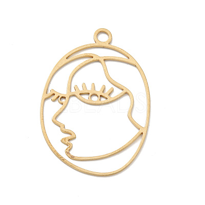 Brass Pendants KK-G423-16G-1