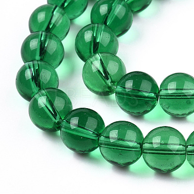 Transparent Glass Beads Strands X-GLAA-T032-T4mm-21-1