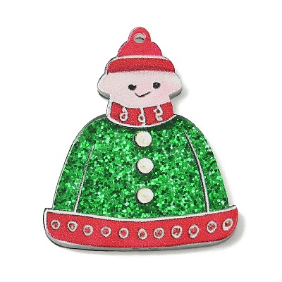 Christmas Acrylic Pendants OACR-I028-02F-1