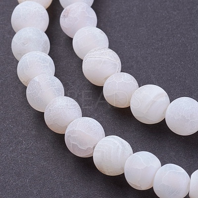 Natural Weathered Agate Beads Strands X-G-G589-6mm-03-1