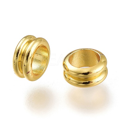 Brass Spacer Beads KK-P189-12G-1