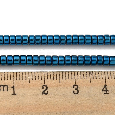 Electroplated Synthetic Non-magnetic Hematite Beads Strands G-K361-A03-01-1