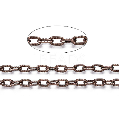 Aluminium Textured Cable Chains CHA-T001-38R-1