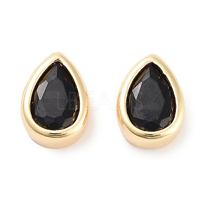 Brass Cubic Zirconia Beads X-KK-C051-60G-02-1
