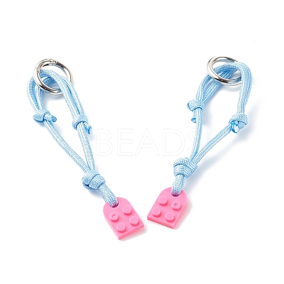 Polyester & Spandex Cord Bracelet Sets BJEW-JB06367-03-1