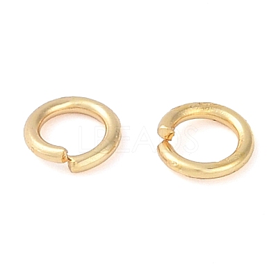 Brass Open Jump Rings KK-N254-45A-G-1