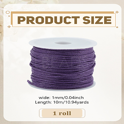 1 Roll Waxed Cotton Thread Cords YC-LP0001-01I-1