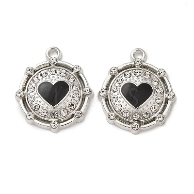 Alloy Enamel Pendants FIND-K030-17B-P-1