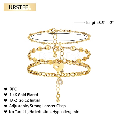 Anklets Sets AJEW-AN00383-15-1
