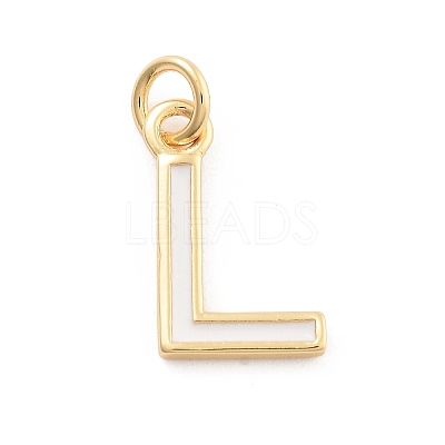 Rack Plating Brass Pendants KK-C065-05L-G-1