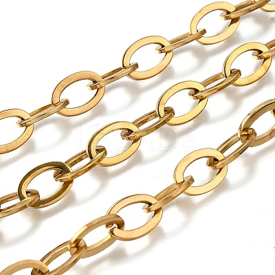 Ion Plating(IP) 304 Stainless Steel Cable Chains CHS-S012-15G-1