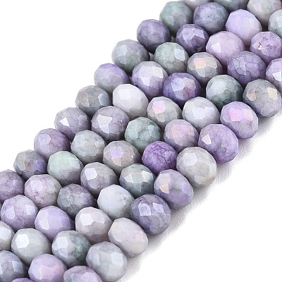 Ombre Effect Dyed Glass Beads Strands GLAA-C023-02-C25-1