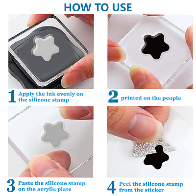 PVC Plastic Clear Stamps DIY-WH0618-0024-1