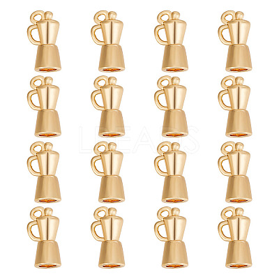 16Pcs Brass Charms KK-GO0001-51-1