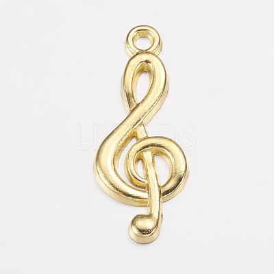 Treble Clef Pendants TIBEP-R315-G-LF-1