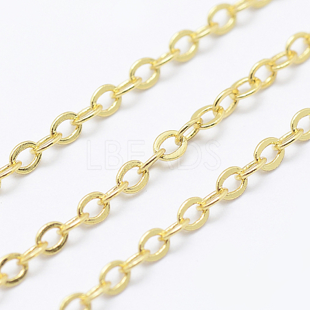 Brass Cable Chains CHC-K004-01G-1