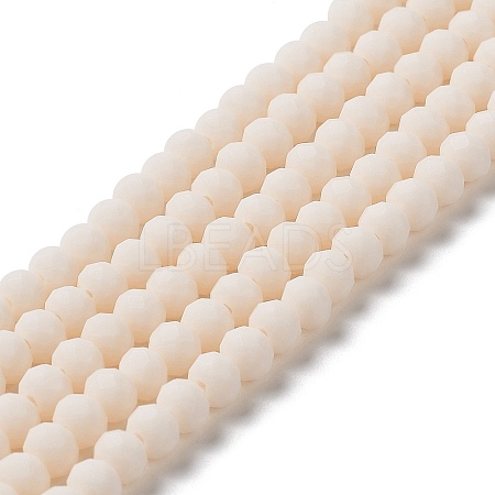 Glass Beads Strands EGLA-A034-P2mm-MD17-1