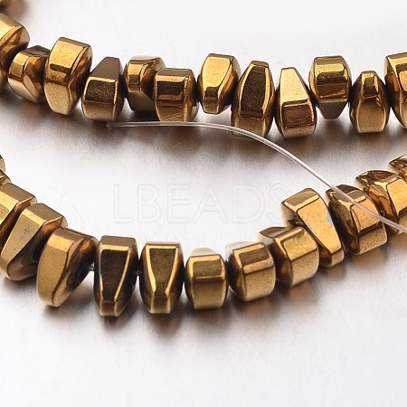 Electroplate Non-magnetic Synthetic Hematite Bead Strands G-F300-57-03-1