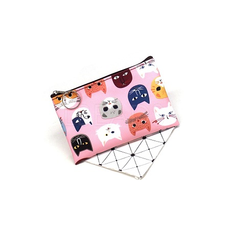 Cat Pattern Cloth Clutch Bags PAAG-PW0016-23B-02-1