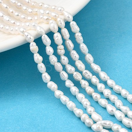 Natural Cultured Freshwater Pearl Beads Strands PEAR-I007-01O-01D-1