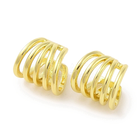 Brass Cuff Earrings for Women EJEW-I305-04G-1