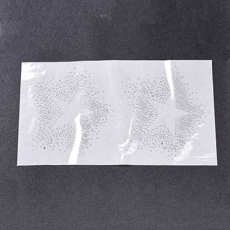 Glitter Hotfix Rhinestone(Hot Melt Adhesive On The Back) DIY-XCP0001-52-1