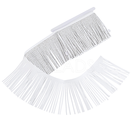 PU Imitation Leather Tassel Ribbon DIY-GF0013-45B-1