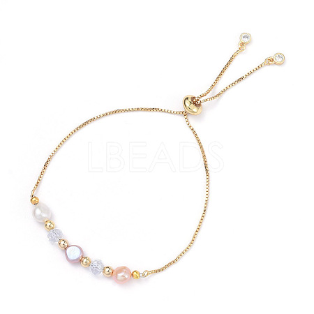 Adjustable Brass Slider Bracelets BJEW-JB05182-1