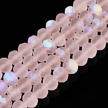 Transparent Glass Beads Strands LS-EGLA-A044-T8mm-MB22-1