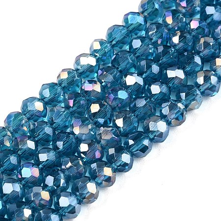 Electroplate Glass Beads Strands LS-EGLA-A044-T3mm-B27-1