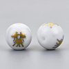 Electroplate Glass Beads EGLA-S178-11D-02-2