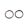 Brass Saw Cut Open Jump Rings KK-G514-01L-B-1