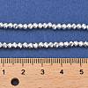 Electroplate Glass Beads Strands X-EGLA-D030-15A-06-2