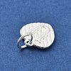 925 Sterling Silver Heart with Capital Letter Charms STER-S009-13U-S-2