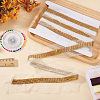 2 Yards 9-Row Glass Seed Beaded Lace Trim OCOR-FG0002-60A-4