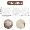Acrylic Mirror Wine Glass Charms AJEW-SC0002-53C-03-2